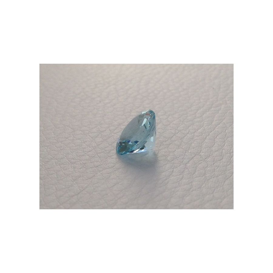 Natural Aquamarine light blue color round shape 3.12 carats