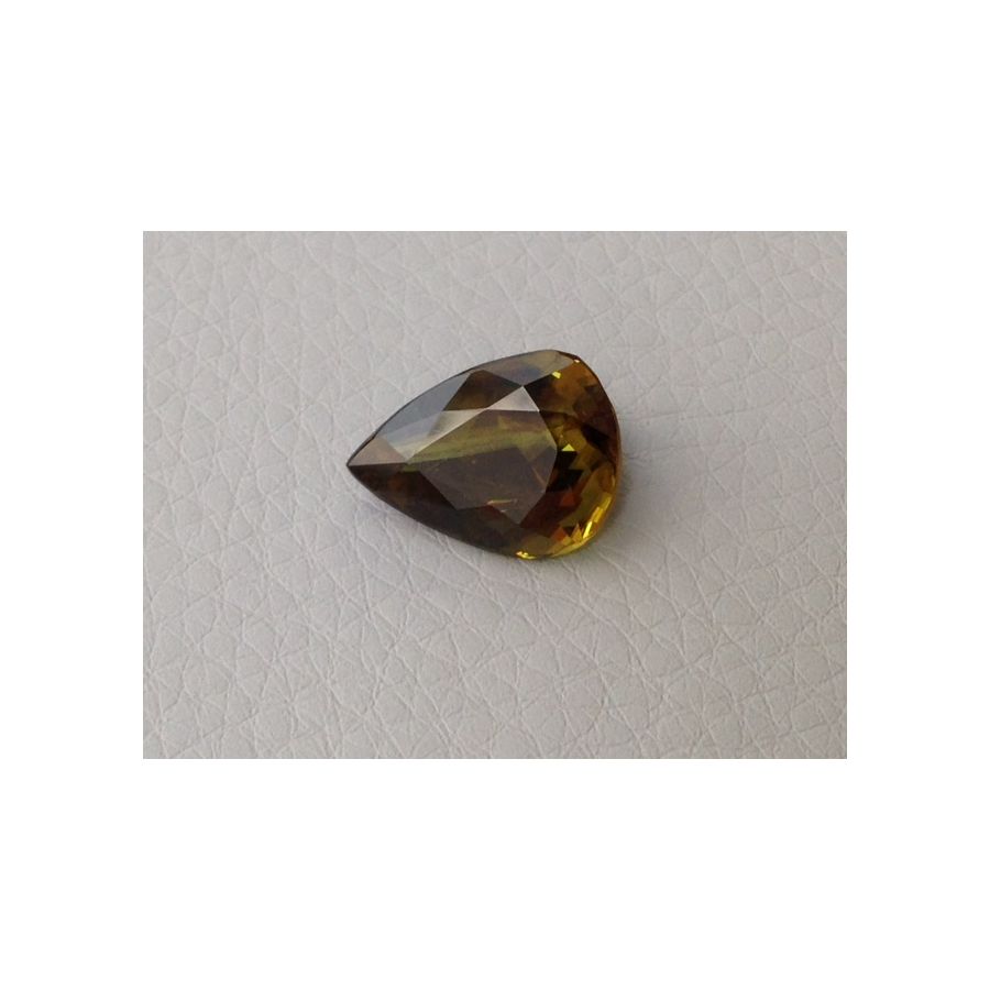 Natural Sphene pear shape 6.01 carats