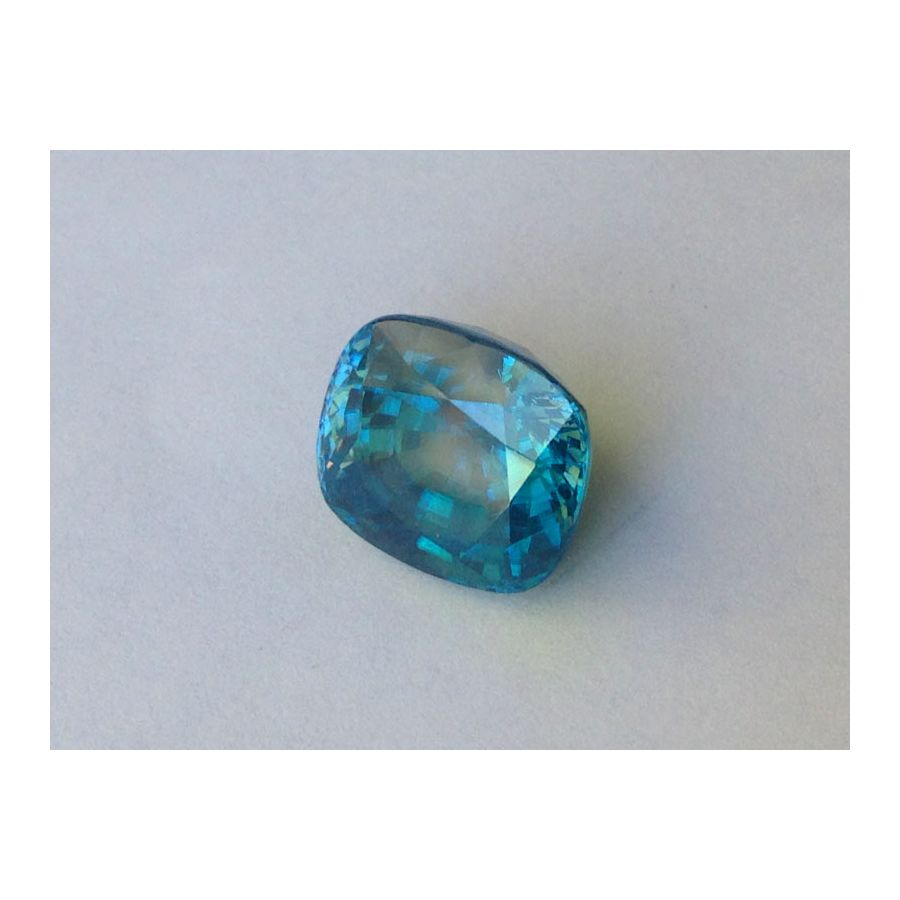 Natural Zircon blue color cushion shape 11.23 carats