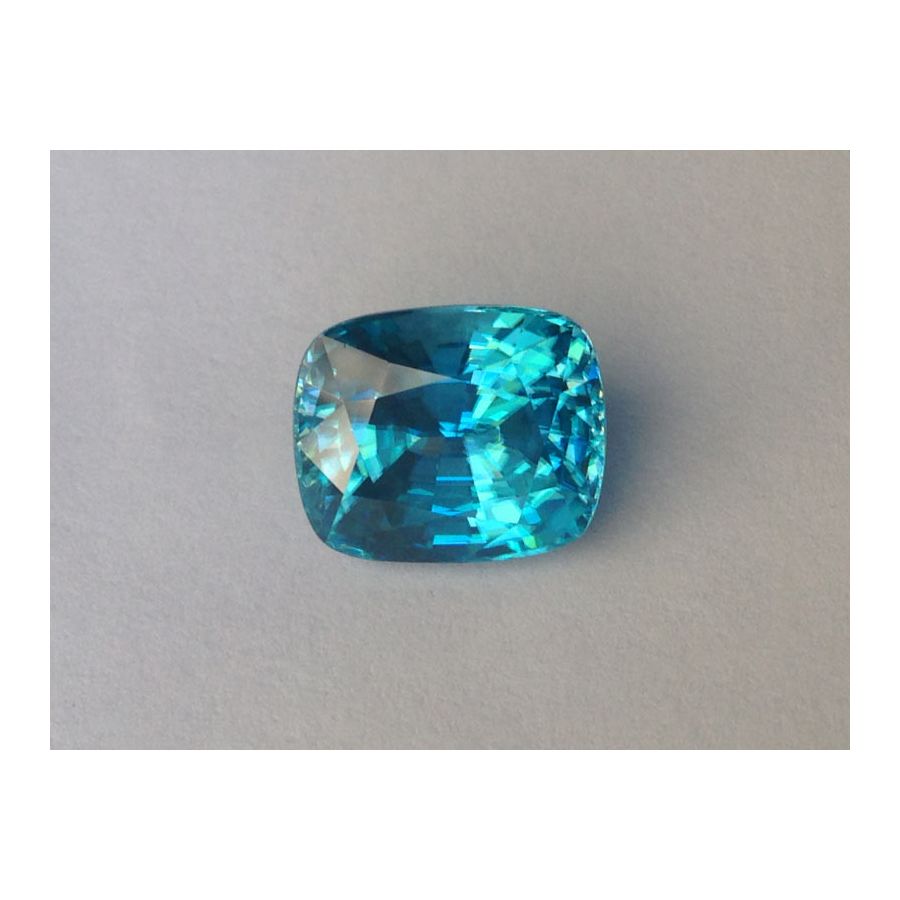 Natural Zircon blue color cushion shape 10.70 carats