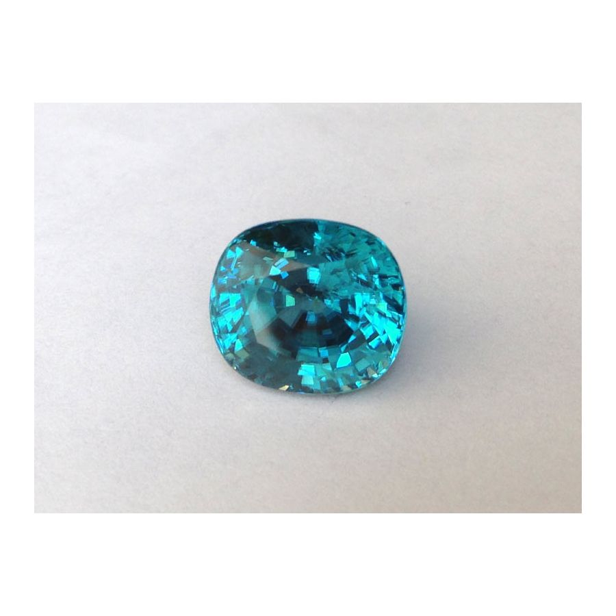 Natural Zircon blue color cushion shape 10.16 carats