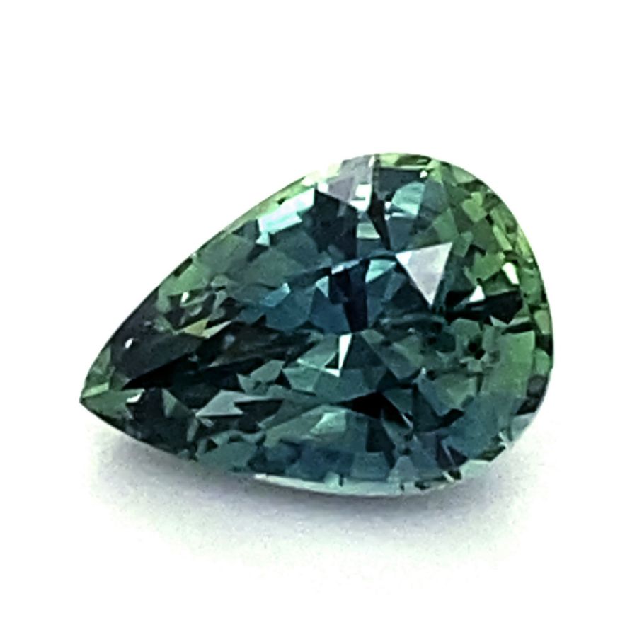 Natural Unheated Teal Bluish Green Sapphire 2.03 carats