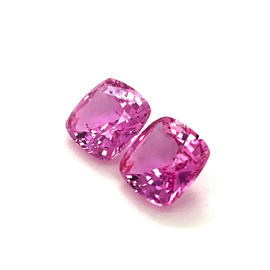 Natural Unheated Pink Sapphire Matching Pair 3.08 carats with GIA Report
