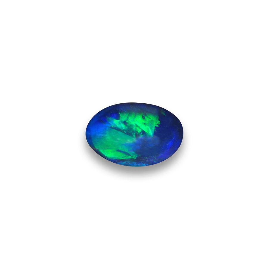 Black Boulder Opal multi color oval shape 1.33 carats
