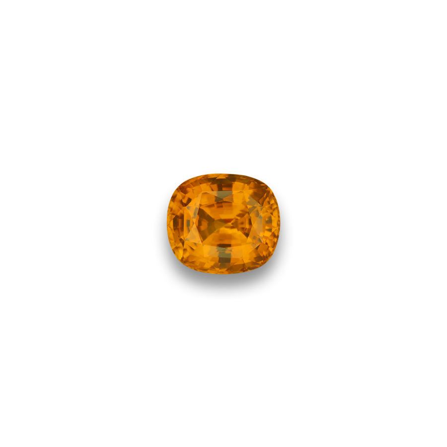 6.00cts NATURAL ORANGY YELLOW SAPPHIRE - SOLD