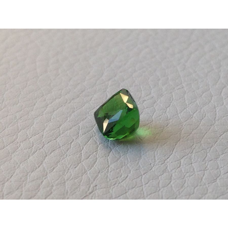 Natural Tsavorite green color  cushion shape 1.95 carats / video
