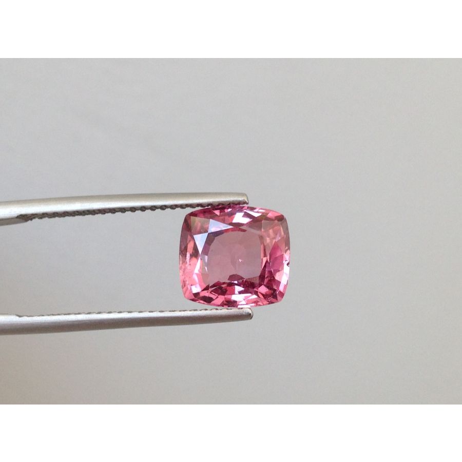 Natural Heated Pink Sapphire pink color cushion shape 3.25 carats