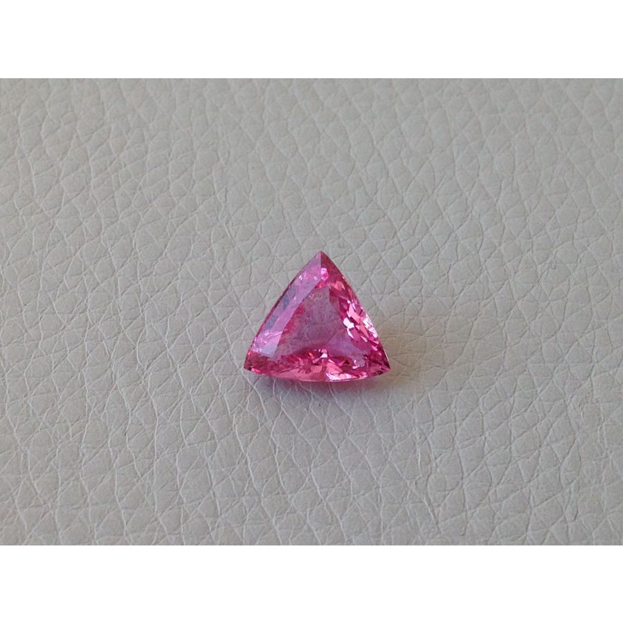 Natural Heated Pink Sapphire pink color trill shape 2.99 carats