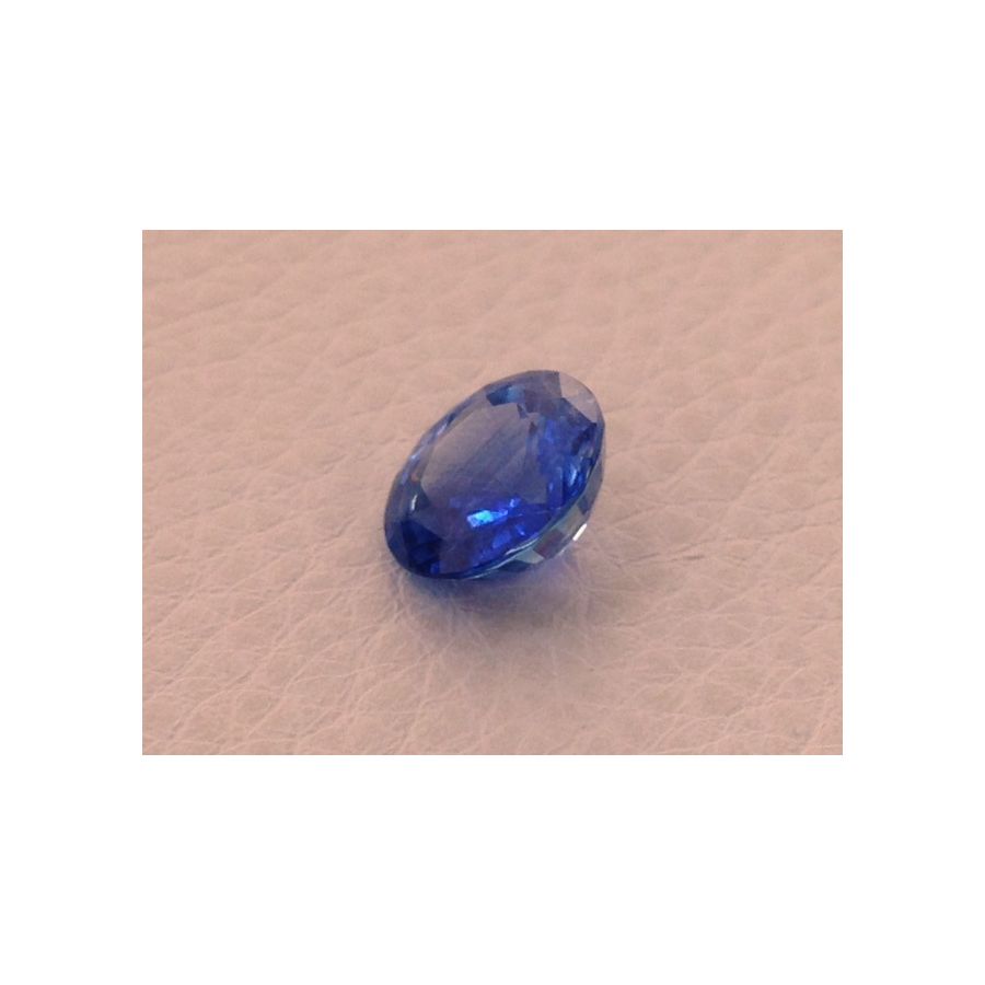 Natural Heated Blue Sapphire light purplish blue color round cut 2.67 carats / video