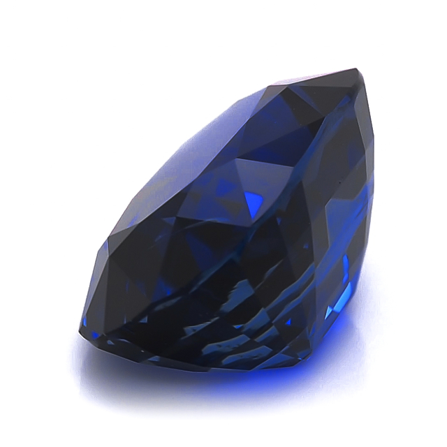 Natural Heated Blue Sapphire vivid blue color oval shape 10.64 carats with GRS Report / video