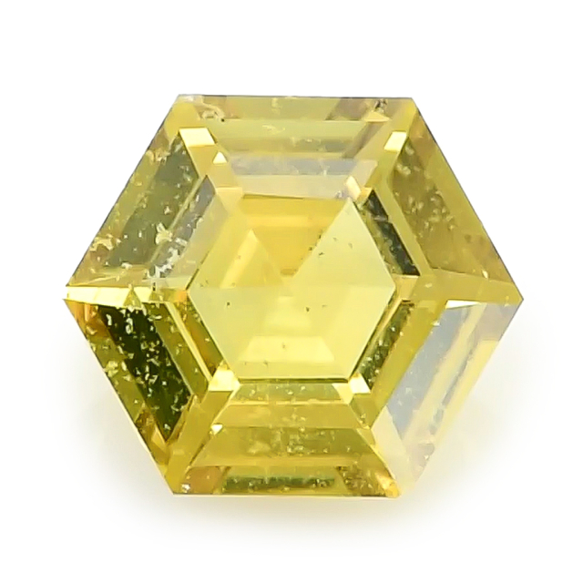 Natural Unheated Hexagonal Yellow Sapphire 1.35 carats