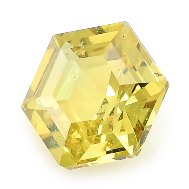 Natural Unheated Hexagonal Yellow Sapphire 1.35 carats