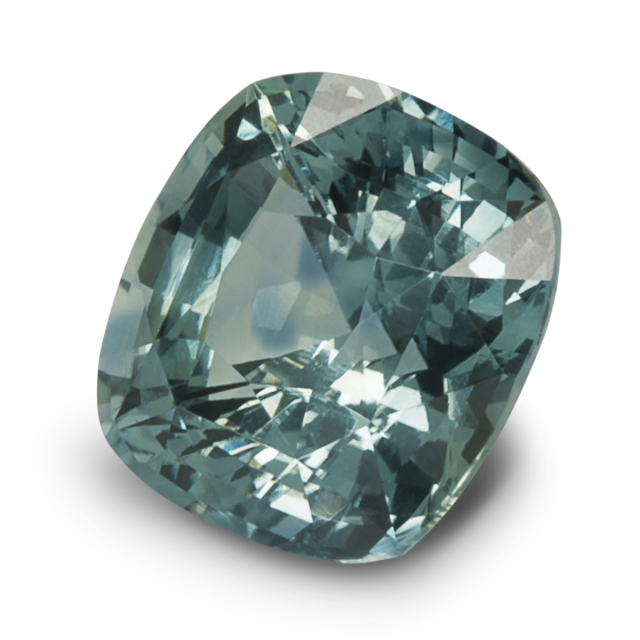 Natural Unheated Teal Greenish Sapphire 1.52 carats