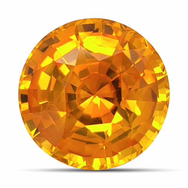 Natural Heated Orange Sapphire 5.53 carats 