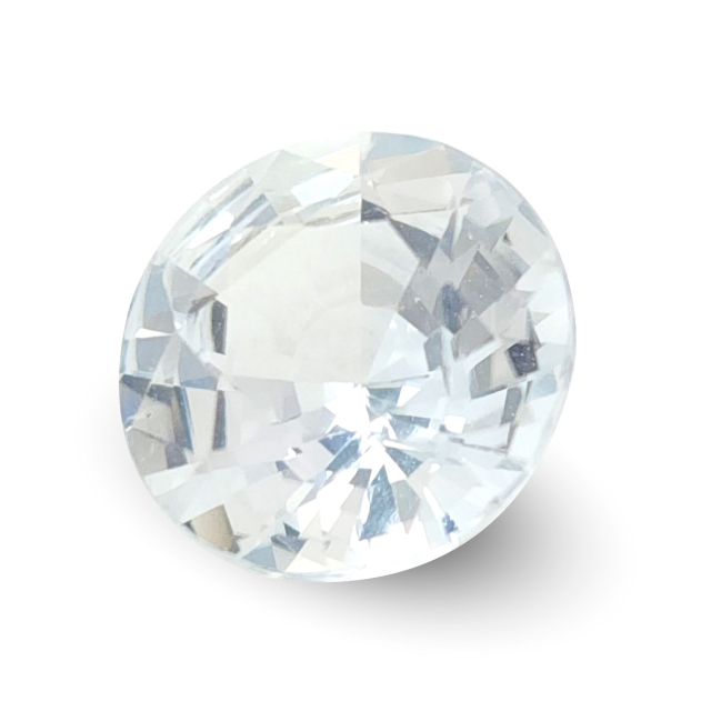 Natural Unheated White Sapphire 3.01 carats 