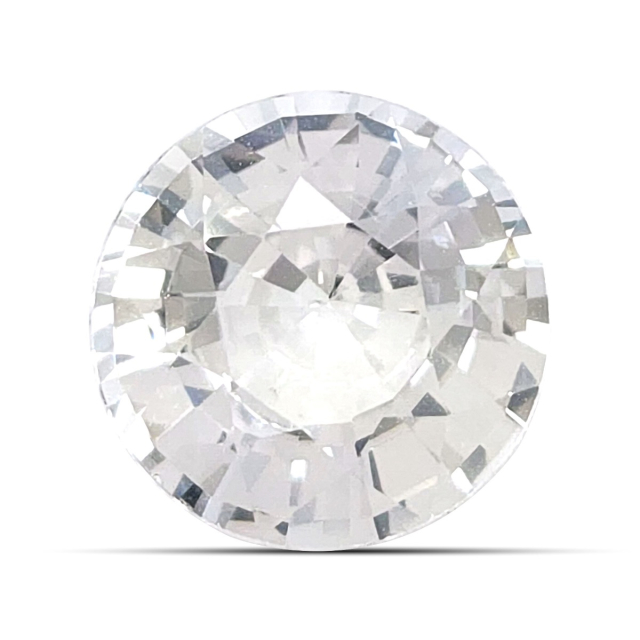 Natural Unheated White Sapphire 3.54 carats 