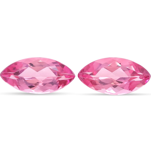 Natural Pink Tourmaline Pair 3.80 carats 