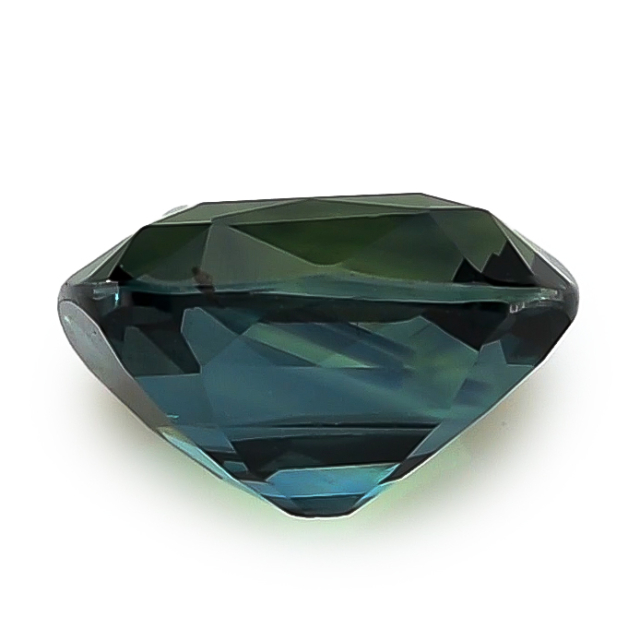 Natural Heated Teal Greenish Blue Sapphire 2.02 carats with GIA Report