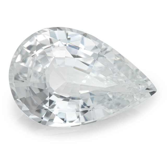 Natural Unheated White Sapphire 3.50 carats 