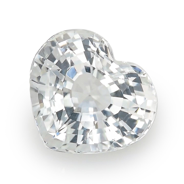Natural Heated White Sapphire 4.01 carats 