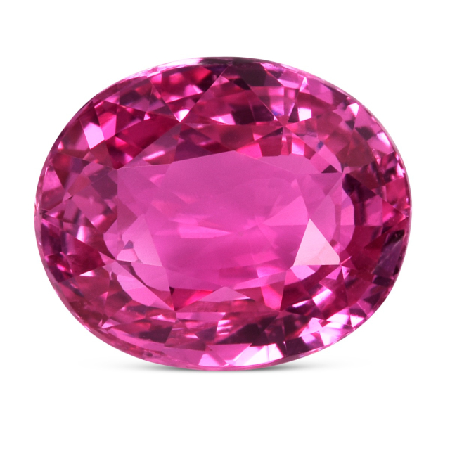 Natural Heated Pink Sapphire 4.11 carats with GIA Report