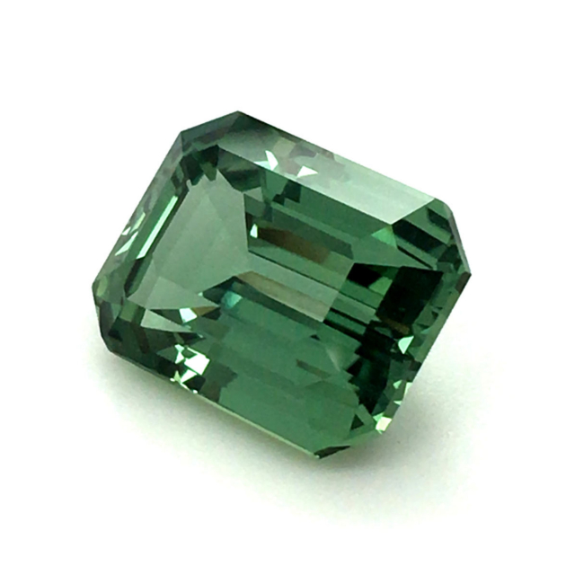 Natural Unheated Ethiopian Teal Bluish Green Sapphire 8.72 carats