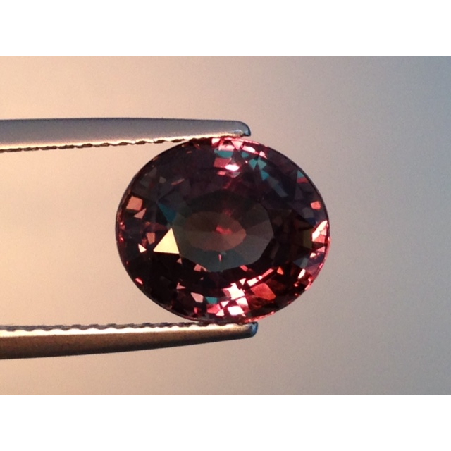 Natural Alexandrite 4.13 carats with GIA Report / video