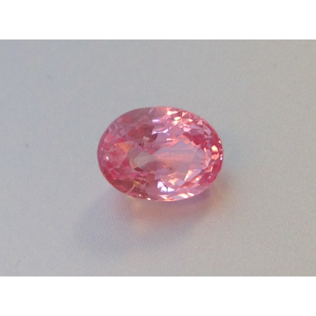 Natural Unheated Padparadscha Sapphire pink-orange color oval shape 3.03 carats with GIA Report - sold