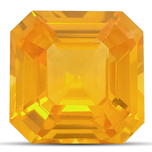 Natural Heated Orange-Yellow Sapphire 3.11 carats 