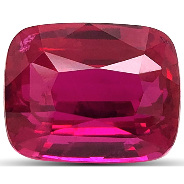 Natural Heated Ruby 2.55 carats with GIA Report