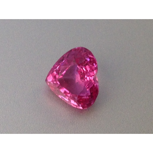 Natural Heated Pink Sapphire vivid pink color heart shape 2.76 carats