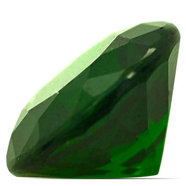 Natural Russian Demantoid Garnet with 'horse tail' inclusions 0.76 carats / GIA Report