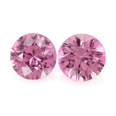 Natural Unheated Pink Sapphire Matching Pair 1.51 carats with GIT Report