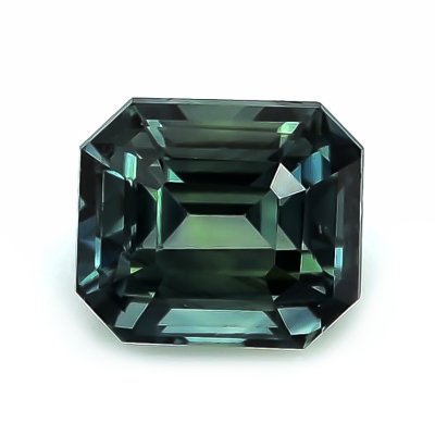 Natural Teal Green-Blue Sapphire 1.53 carats 