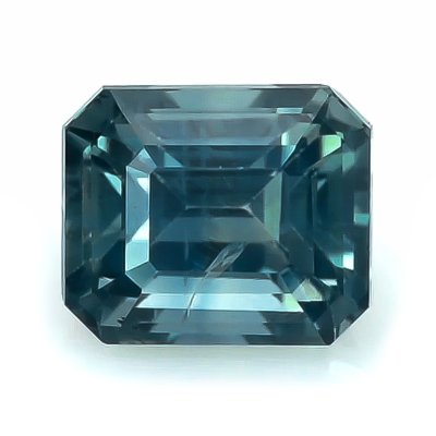 Natural Teal Green-Blue Sapphire 1.58 carats 