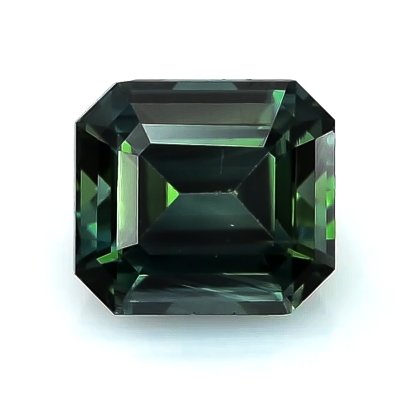 Natural Teal Green-Blue Sapphire 1.59 carats 