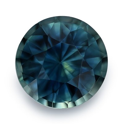 Natural Unheated Green Blue Sapphire 1.72 carats with GIA Report 