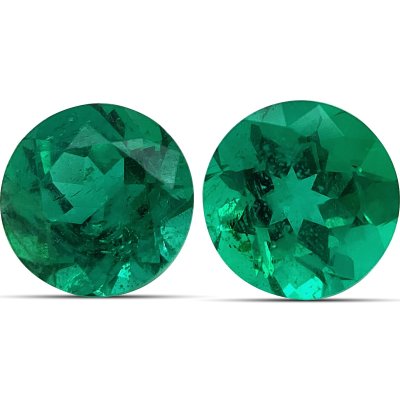 Natural Zambian Emerald Matching Pair 2.73 carats