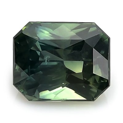 Natural Unheated Teal Green Sapphire 2.00 carats