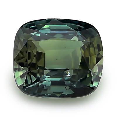 Natural Heated Teal Green-Blue Sapphire 2.03 carats 