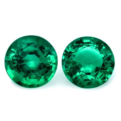 Natural Zambian Emerald Matching Pair 2.09 carats