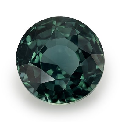Natural Unheated Green Blue Sapphire 2.19 carats with GIA Report