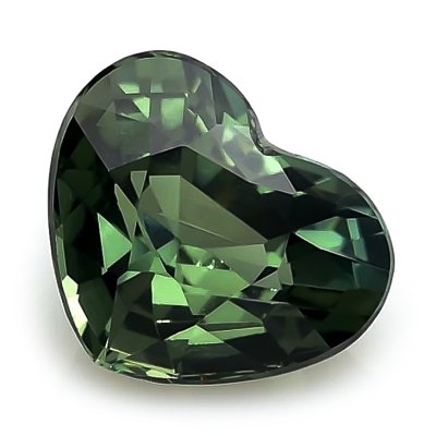 Natural Unheated Teal Green Sapphire 2.22 carats 