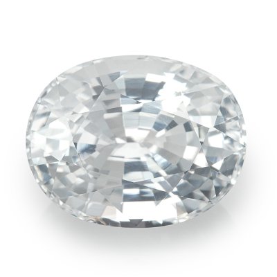 Natural Heated White Sapphire 2.32 carats
