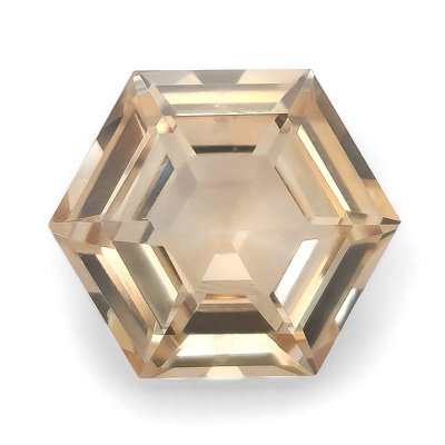 Natural Heated Hexagonal Yellow Sapphire 3.18 carats with GIA Report