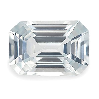 Natural Unheated White Sapphire 3.55 carats with GIA Report 