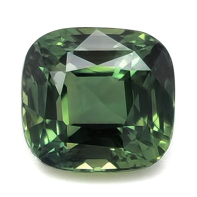 Natural Heated Green Sapphire 4.00 carats with GIA Report