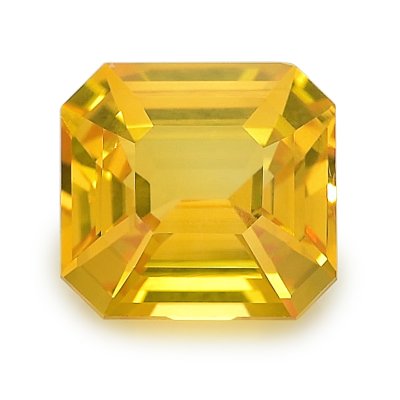 Natural Yellow Sapphire 4.03 carats with GIA Report