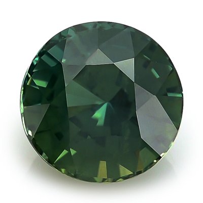 Natural Unheated Teal Bluish Green Sapphire 4.11 carats 
