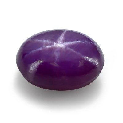 Natural Unheated Purple Star Sapphire 6.65 carats with GIA Report 